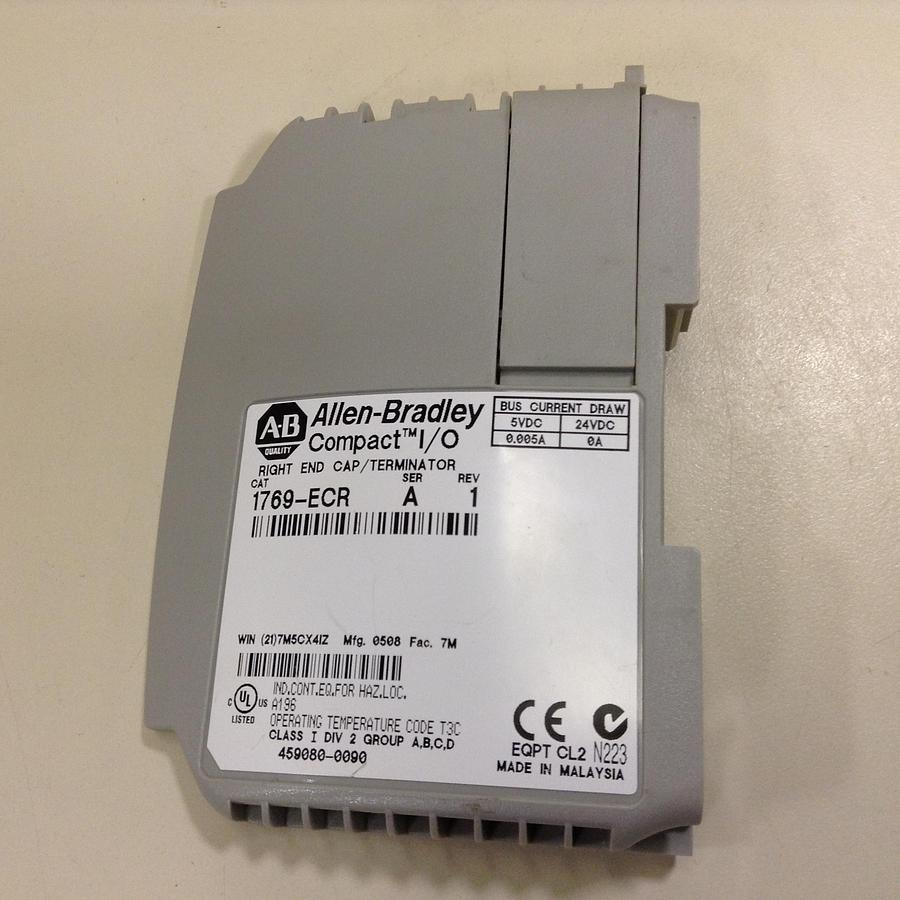 Used ALLEN BRADLEY Right End Cap 1769-ECR SER A Used