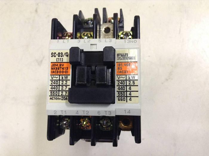 Used FUJI ELECTRIC Contactor SC-03/G SC11AG #86106