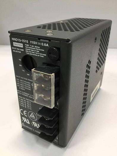 Used NEMIC-LAMBDA Power Supply NND15-1515 #97975