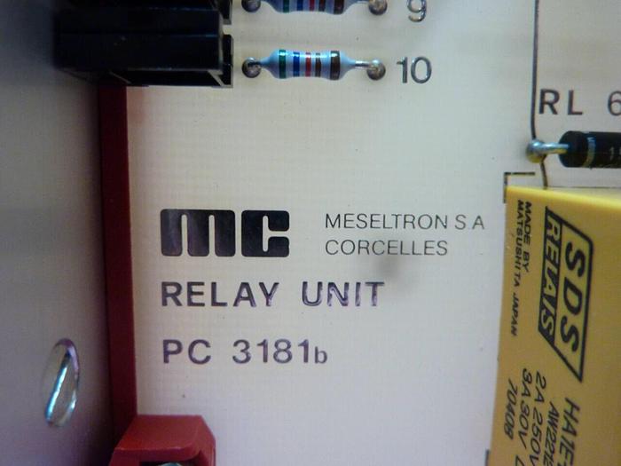 Used MOVOMATIC Relay Unit PC 3181B #5785
