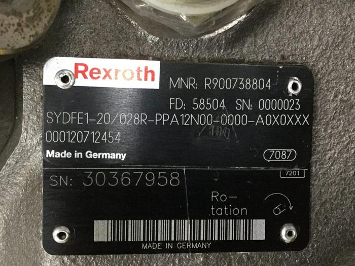 Used REXROTH Hydraulic Pump SYDFE120028RPPA12N00 #107906