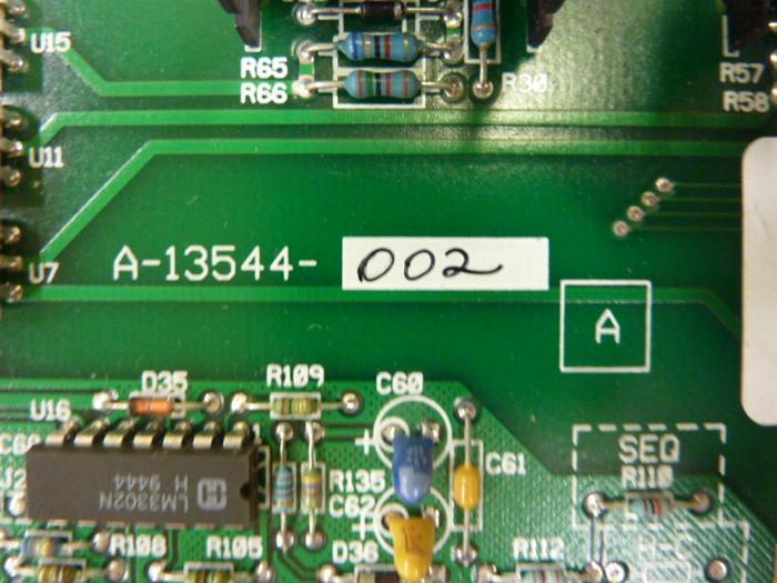 Used BARBER COLMAN Circuit Board A-13544-002 #45752