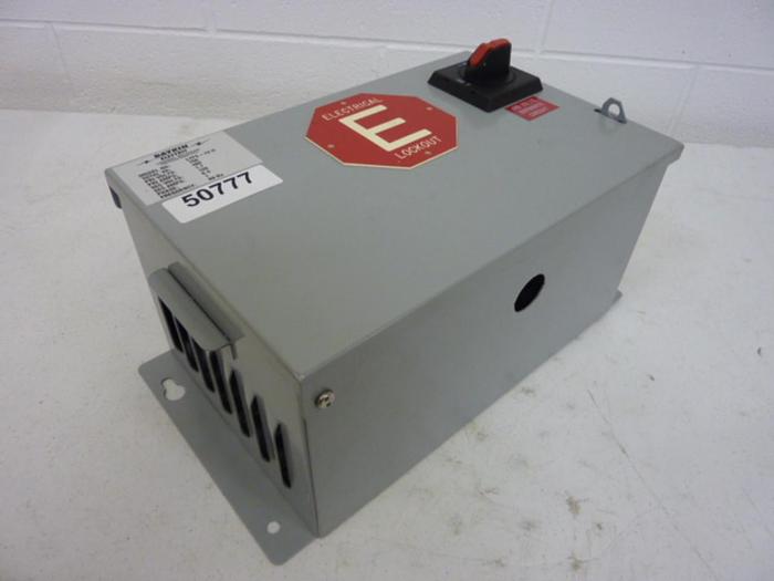 Used DAYKIN 0.75 kVA Transformer Disconnect LTFS-13U #50778
