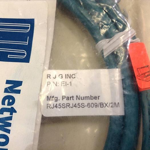 Used RJG INC. Network Viewing Software Kit RJ45SRJ45S-609/BX/2M #82713