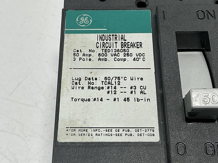 Used GENERAL ELECTRIC TED136050