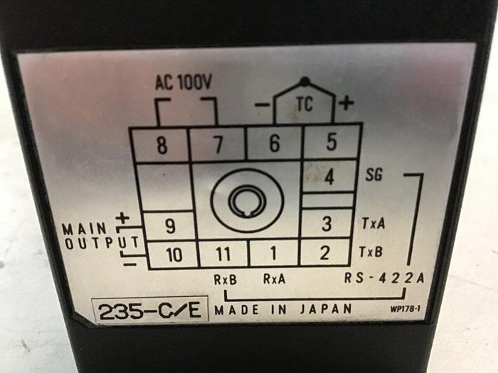 Used SHINKA Temperature Control CTCS-235-C/E #141898
