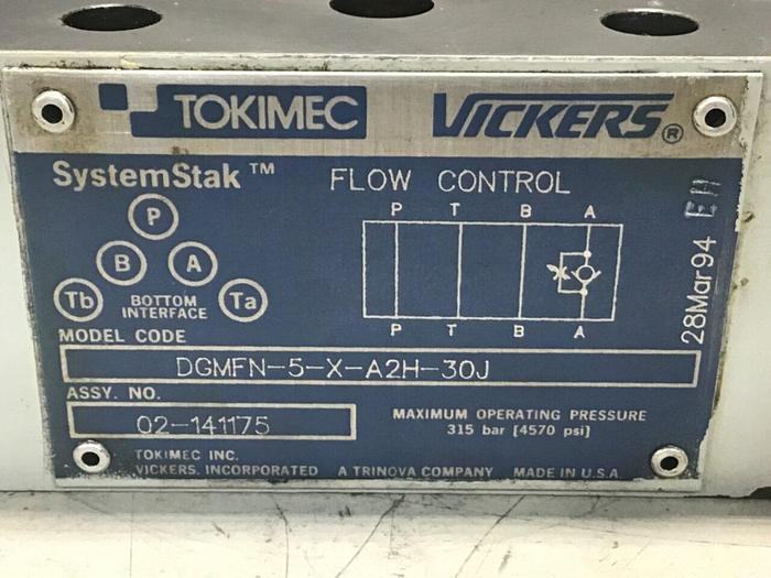 Used VICKERS Valve DGMFN-5-X-A2H-30J #143537