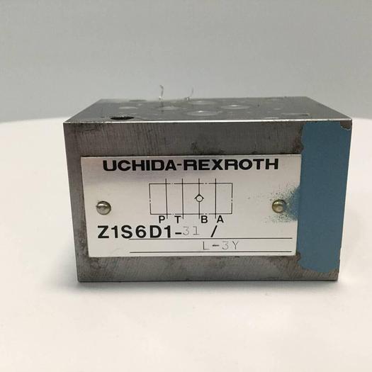 Used UCHIDA Rexroth Valve Z1S6D131L3Y #97639