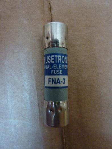 Used FUSETRON 3 Amp Fuse FNA-3 #26710