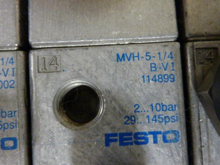 Used FESTO Control Block / Valve Terminal IFB8-02 #52764
