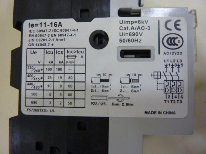Used GENERAL ELECTRIC / GE Manual Motor Starter GPS1BSAM #63806