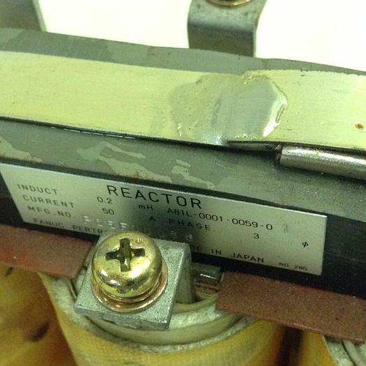 Used FANUC Reactor A81L-0001-0059-01 #78430