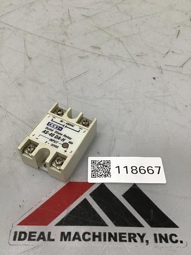 Used AVEX ELECTRONICS Solid State Relay AS-40DA-H #118667