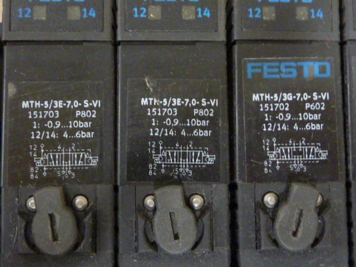 Used FESTO Control Block w/ Valves IFB8-03 #52790