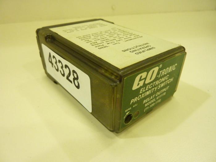 Used GO-TRONIC Proximity Switch 611118 #43328