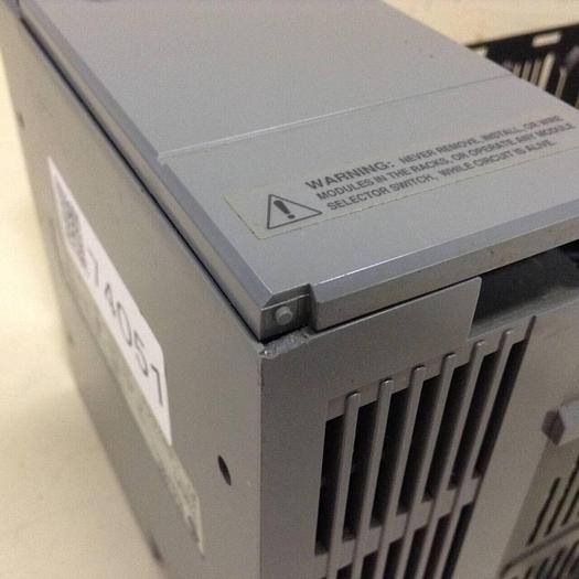 Used ALLEN BRADLEY Power Supply & Slot Rack 1746-P1 SER A / 1746-A7 SER A #74051