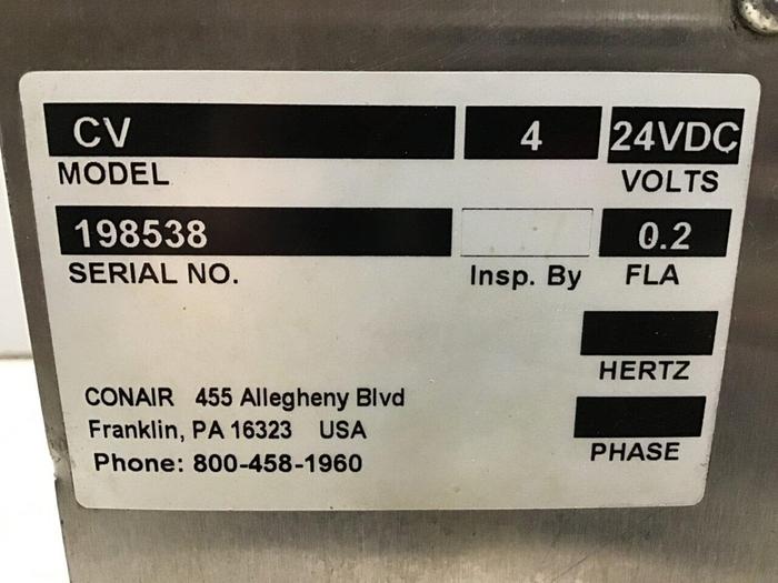 Used CONAIR Proportional Valve CV-4 #138483