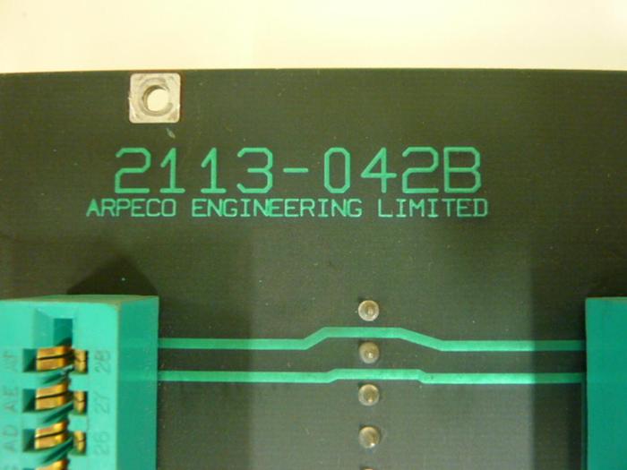 Used ARPECO Circuit Board 2113-042B #47666