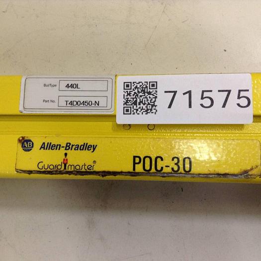 Used ALLEN BRADLEY Light Curtain Transmitter 440L-T4D0450-N #71575