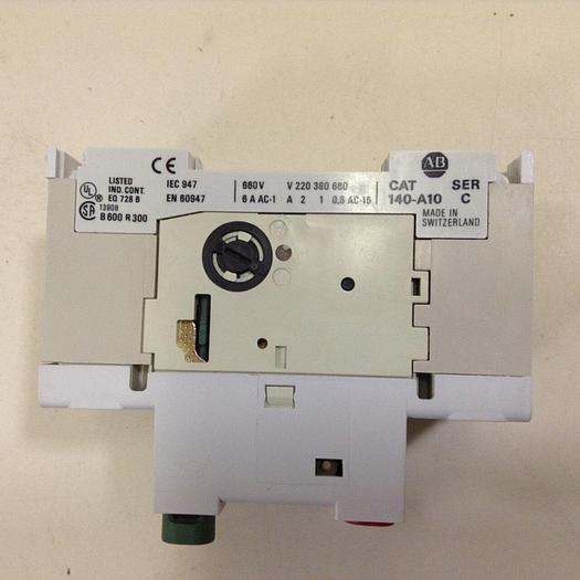 Used ALLEN BRADLEY Manual Motor Starter 140-MN-0040 SER C #72051