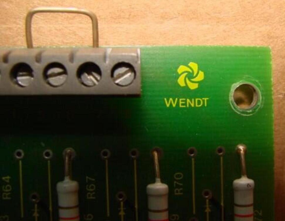 Used WENDT Circuit Board WCS-920 USED