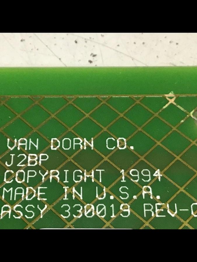 Used VAN DORN Circuit Board 330019 PC330-019 330-019 Used