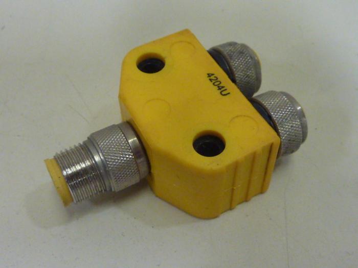 Used TURCK ELEKTRONIK Molded Twin Junction VB2-FSM 4.4/2FKM 4 #87371