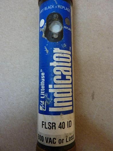 Used LITTELFUSE 40 Amp Fuse FLSR-40-ID #38370