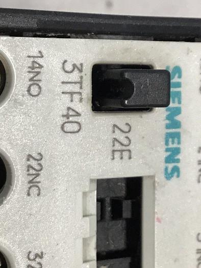 Used SIEMENS Contactor 3TF40 3TD4002-2A #124110