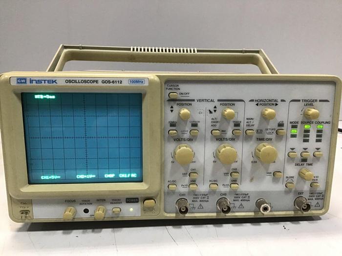 Used GW INSTEK Oscilloscope GOS-6112 #119525