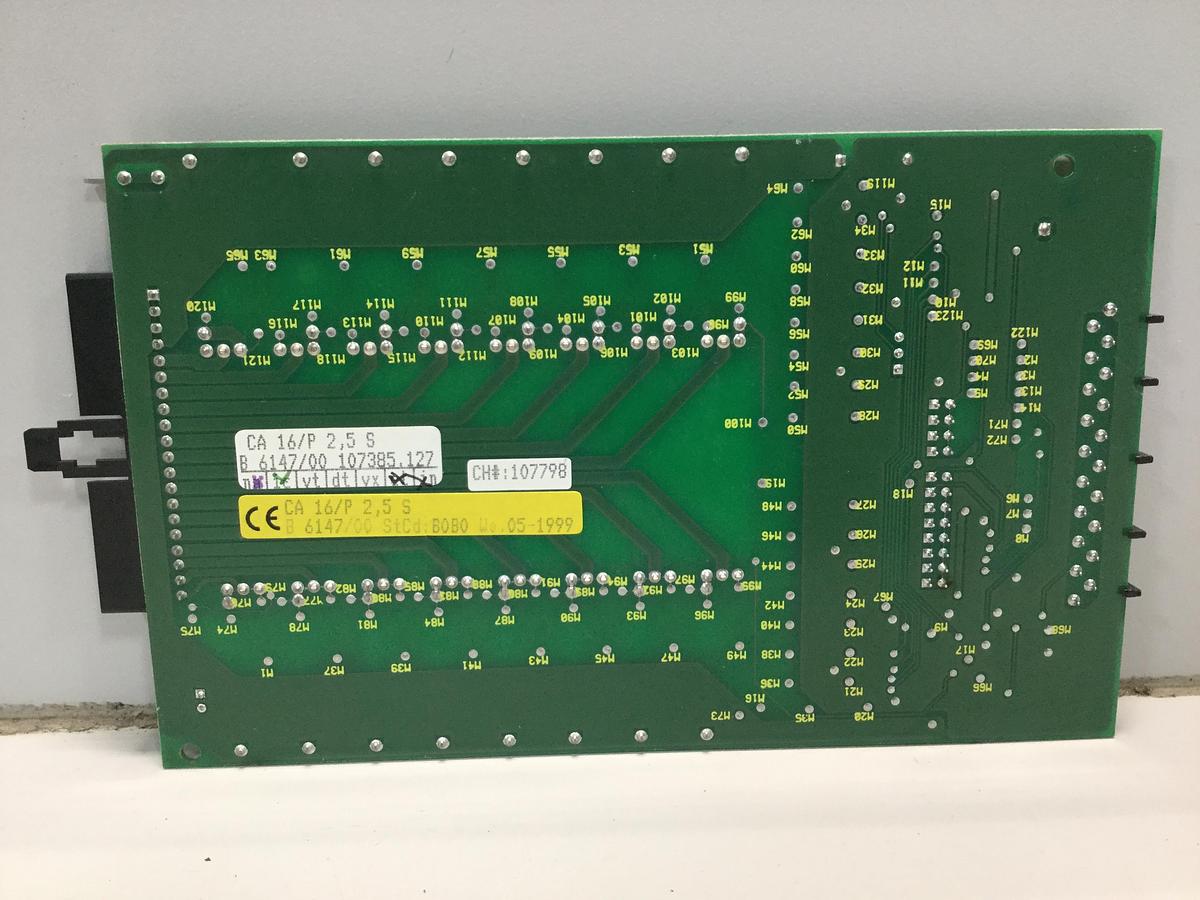 Used BACHMANN ELECTRONIC Output Card CA16/P2.5S E06149/00 002 #103097