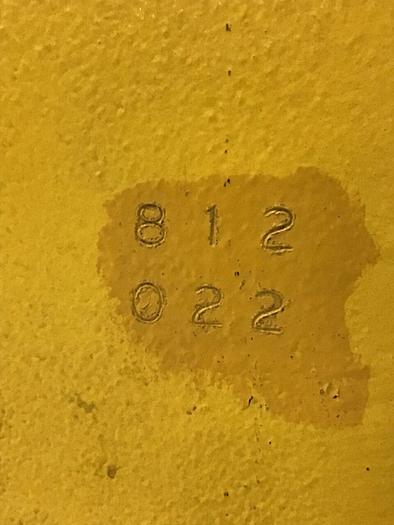 Used VAN DORN Rear Platen 302601-D Used