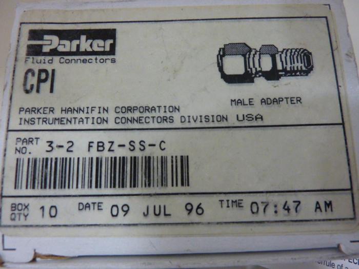 PARKER Male Adapter 3-2 FBZ-SS-C #52050