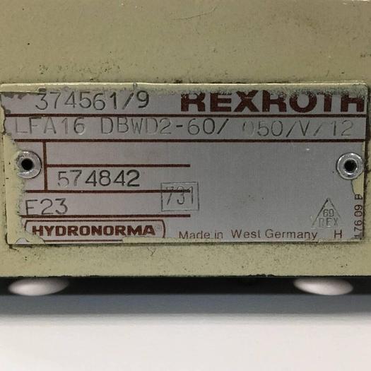 Used REXROTH Valve LFA16DBWD260050V12 #92372