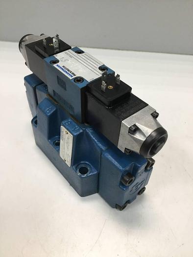 Used REXROTH Valve 4WE6J53/AG24NZ4 MANIFOLD #97239