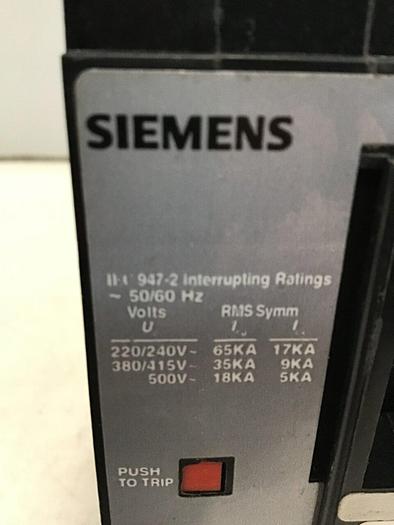 Used SIEMENS 30 Amp Circuit Breaker ED63B030 #138193