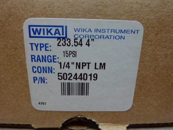 WIKA Gauge 50244019 #39165