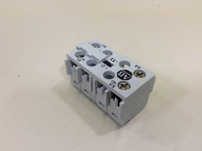 Used ALLEN BRADLEY Auxiliary Contact 195-MA11 SER A #79576