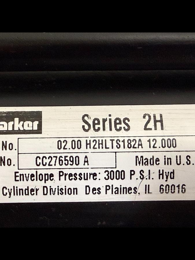 Used PARKER 02.00 H2HLTS182A 12.000