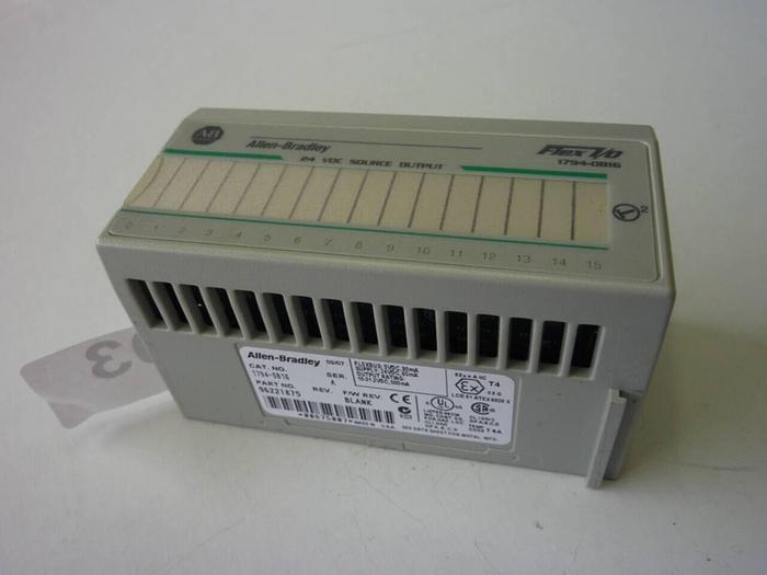 Used ALLEN BRADLEY I/O Module 1794-OB16 SER A #50503