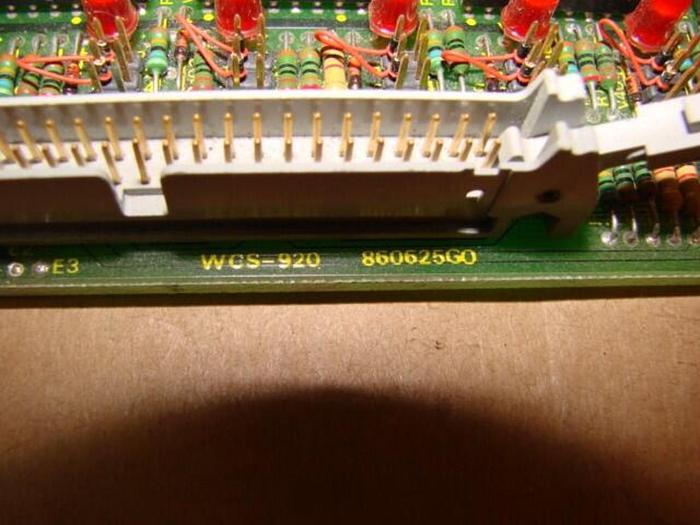 Used WENDT Circuit Board WCS-920 #21801