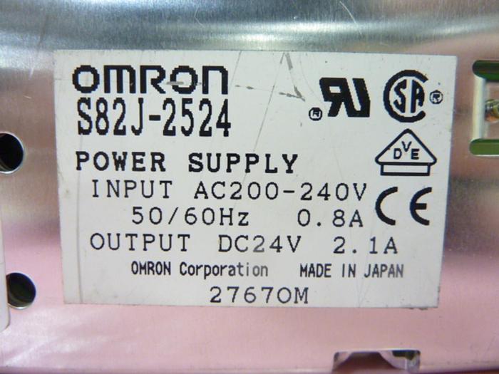 Used OMRON Power Supply S82J-2524 #43228