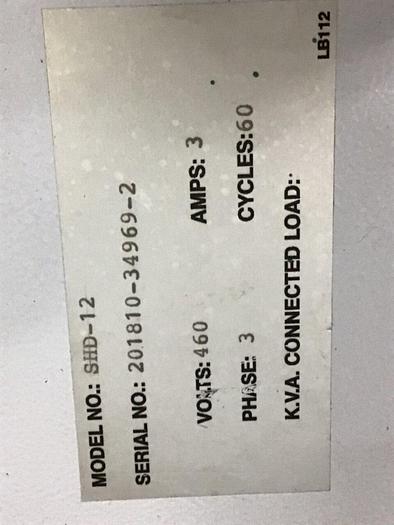 Used SHINI Hot Air Drying Hopper SHD-12 #118010