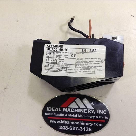 Used SIEMENS Overload Relay 3UA5040-1C #76017