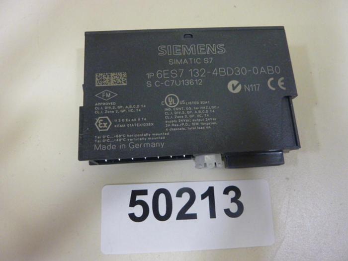 Used SIEMENS Output Module 6ES7 132-4BD30-0AB0 #50213