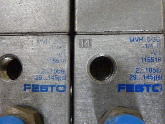 Used FESTO Control Block / Valve Terminal IFB8-02 #52828