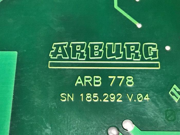 Used ARBURG Current Distributor Circuit Board 778 Used