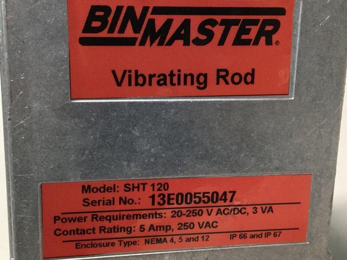 Used BIN MASTER Vibrating Rod SHT120 #111184