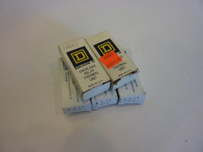SQUARE D Overload Relay Thermal Unit B2.10 #12994