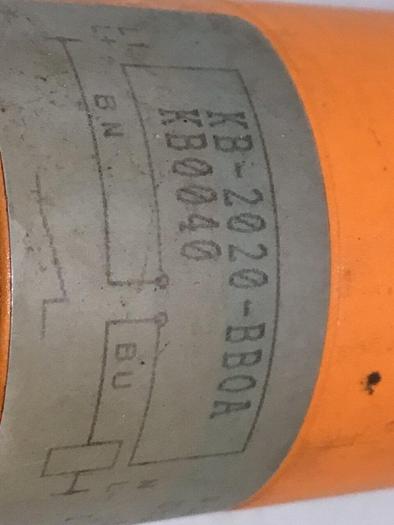 Used IFM Proximity Switch KB0040 KB-2020-BBOA #126838